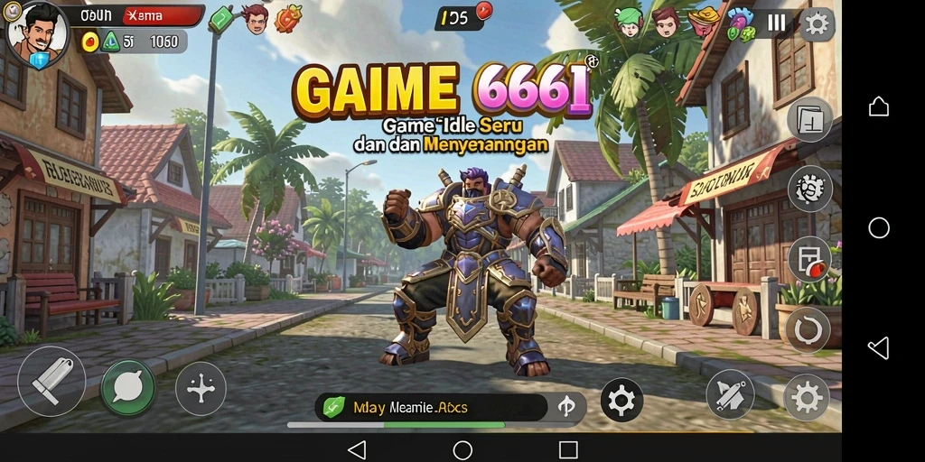 Screenshot utama 666I menampilkan gameplay Idle yang menarik dan menyenangkan.