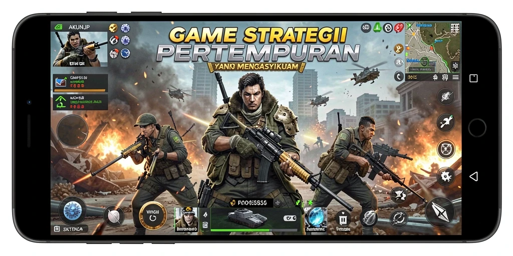 Tampilan menarik dari gameplay AKUNJP yang penuh strategi.
