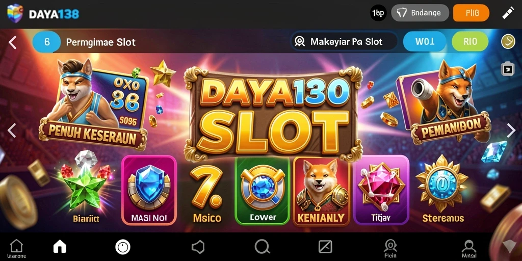 Tampilan gameplay menarik dari permainan Slot DAYA138.