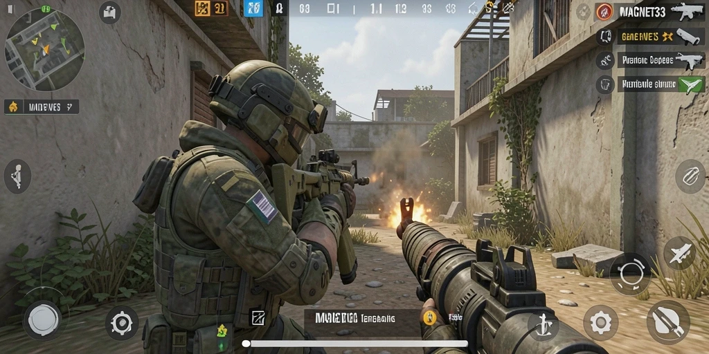 Tampilan gameplay seru di MAGNET33 yang memikat setiap pemain FPS.