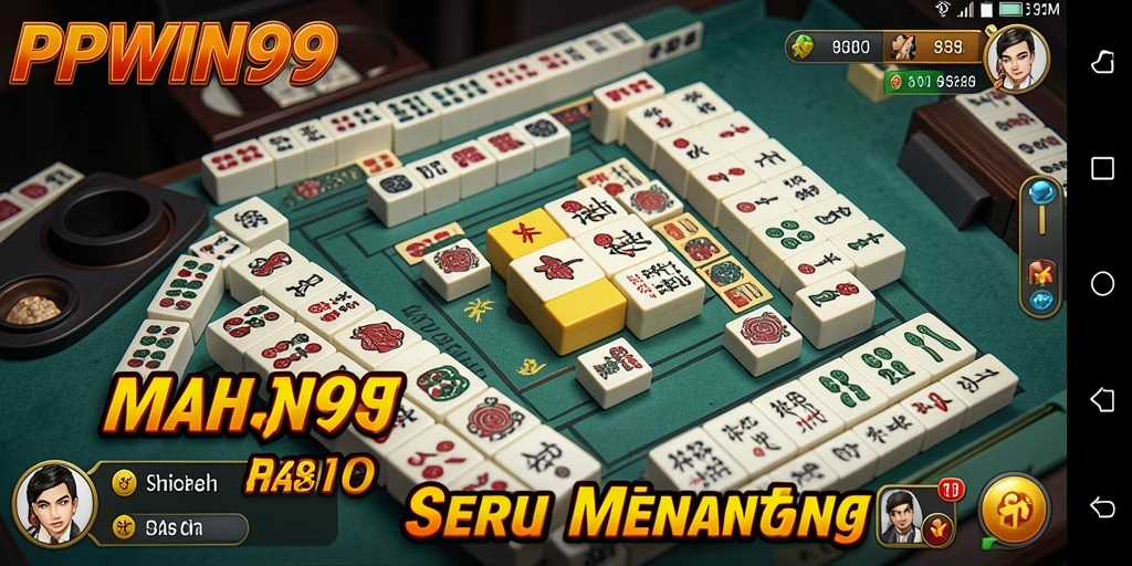 Gameplay Mahjong PPWIN99 yang menegangkan dan seru.