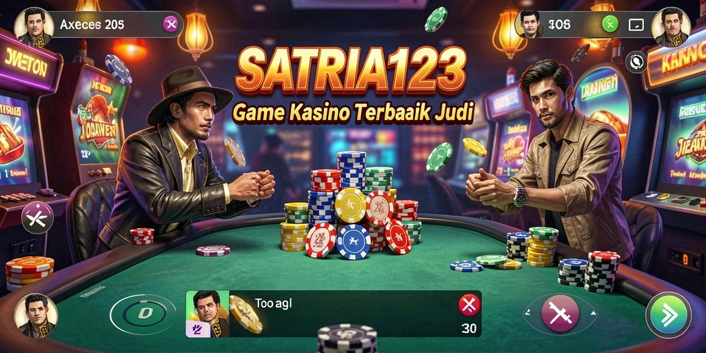 Tampilan screenshot utama SATRIA123 menampilkan atraktifnya permainan Kasino.