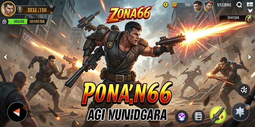Screenshot ZONA66 menampilkan aksi pertarungan yang intens dan grafis memukau.