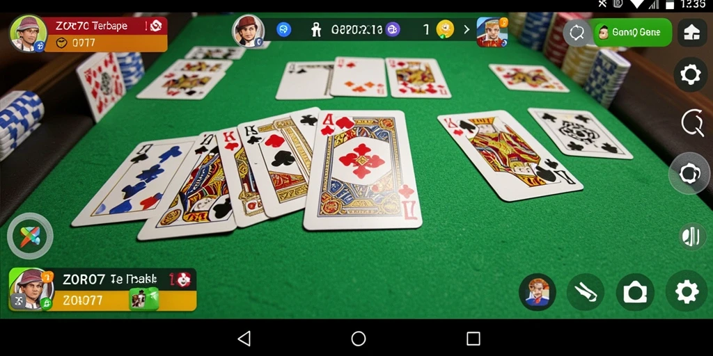 Tampilan gameplay seru dan menarik dari ZORO77.